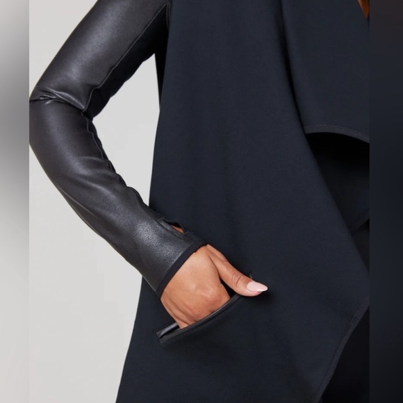 Spanx Black Drape Jacket 3X - Picture 4 of 8